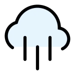 Cloud Rain SVG Icon